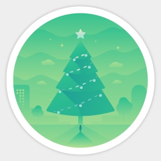 Christmas tree Sticker